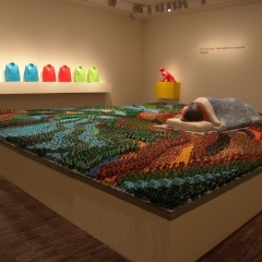 C18, Sleep of Reason, Multi material installation, Cooperation, 510×705×100cm, 2005