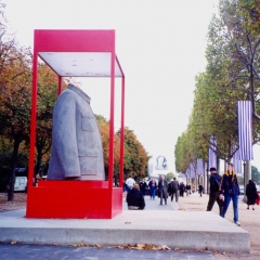 C05, Legacy Mantle, Painted cast Bronze, 200×160×420cm, Paris, 1999